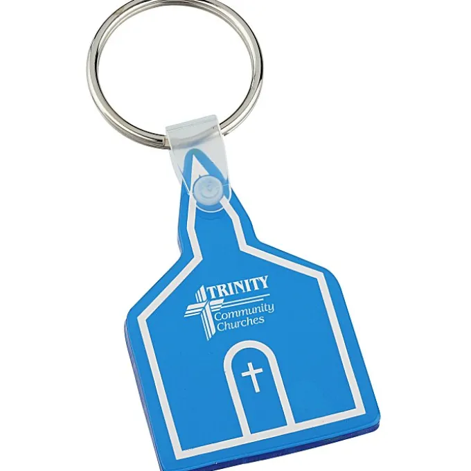 Church Soft Keychain - Translucent