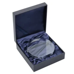 Circle Crystal Award - 6 inches