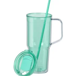 Clair Acrylic Mug with Straw - 30 oz