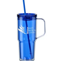 Clair Acrylic Mug with Straw - 30 oz - 24 hr