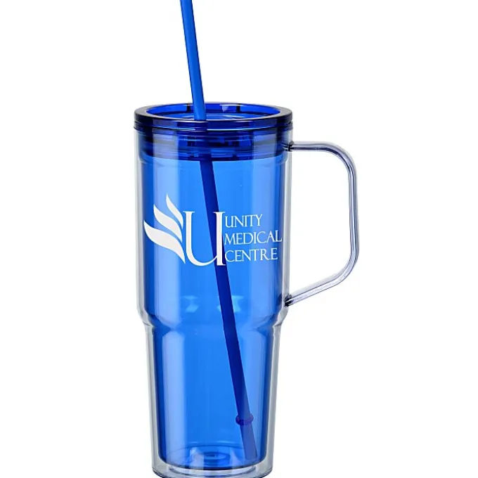 Clair Acrylic Mug with Straw - 30 oz - 24 hr