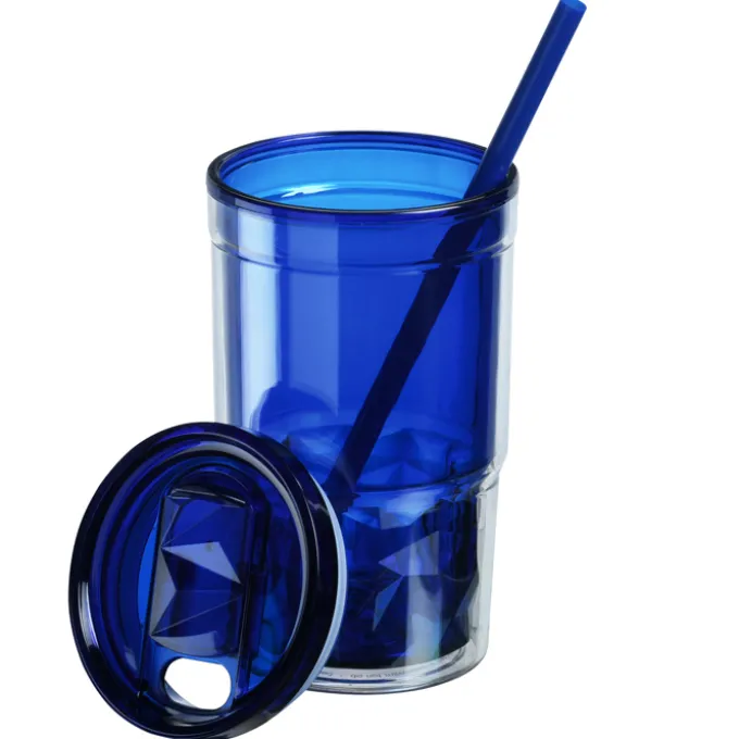 Clarity Acrylic Tumbler with Straw - 16 oz.