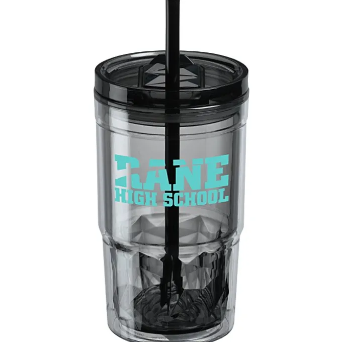 Clarity Acrylic Tumbler with Straw - 16 oz.