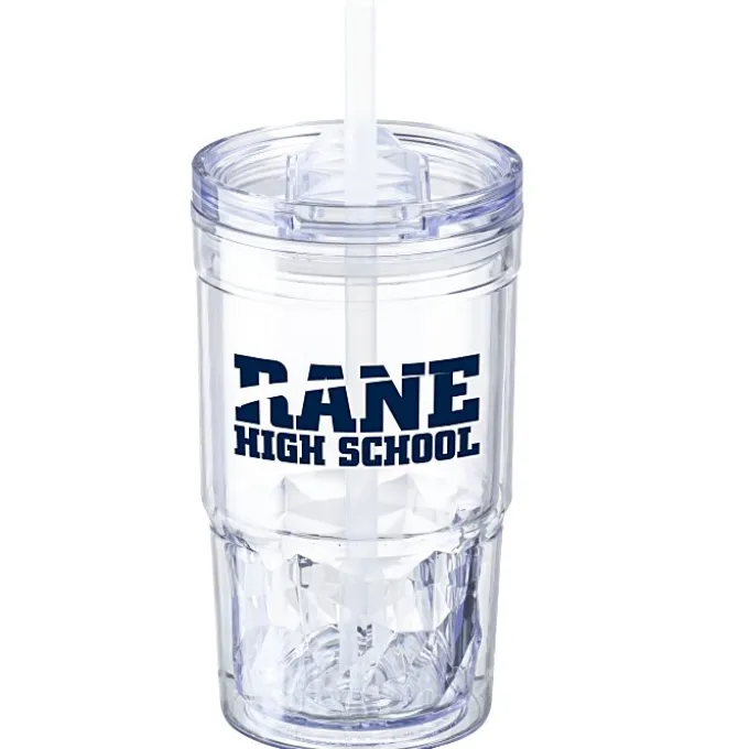 Clarity Acrylic Tumbler with Straw - 16 oz.