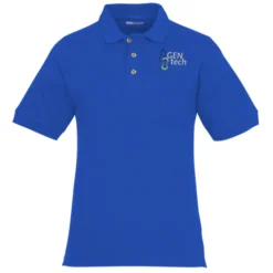 Classic Combed Cotton Pique Polo with Pocket