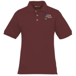 Classic Combed Cotton Pique Polo with Pocket