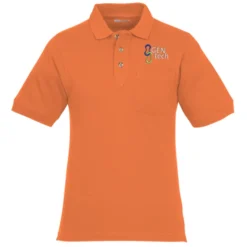 Classic Combed Cotton Pique Polo with Pocket