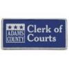 Classic Die Cast Lapel Pin - Rectangle