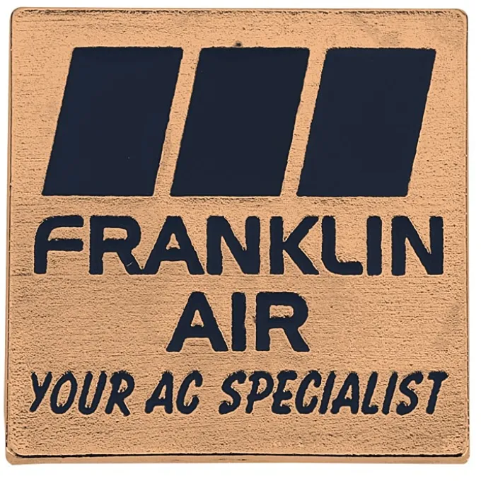 Classic Die Cast Lapel Pin - Square