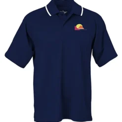 Classic Moisture Wicking Tipped Polo - Men's