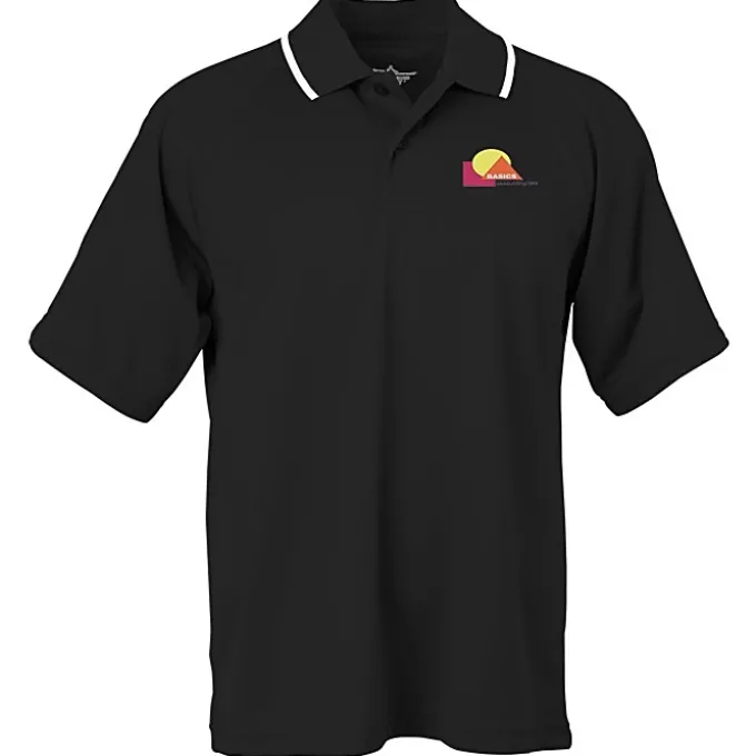 Classic Moisture Wicking Tipped Polo - Men's