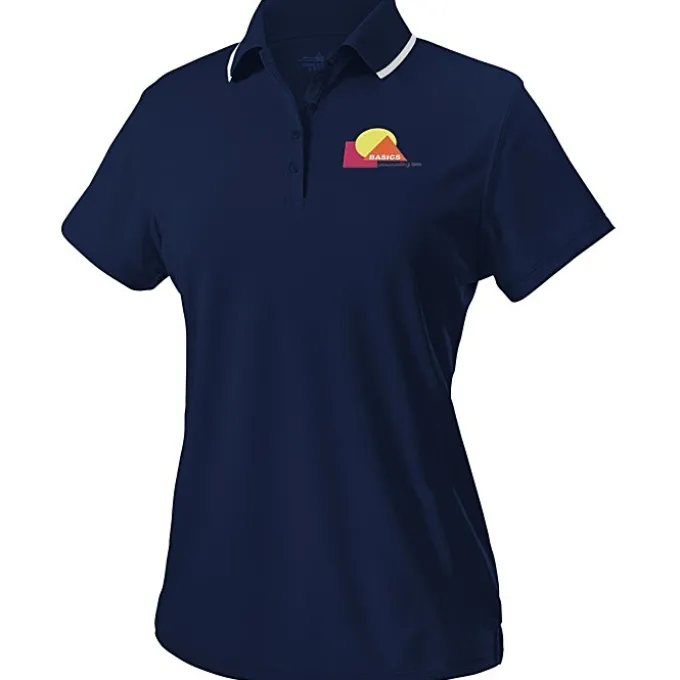 Classic Moisture Wicking Tipped Polo - Ladies'
