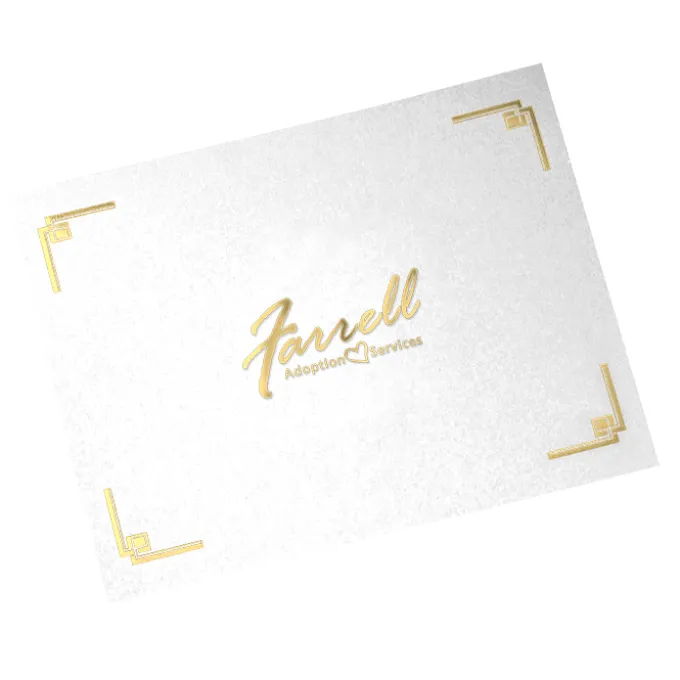 Classic Paper Certificate Folder