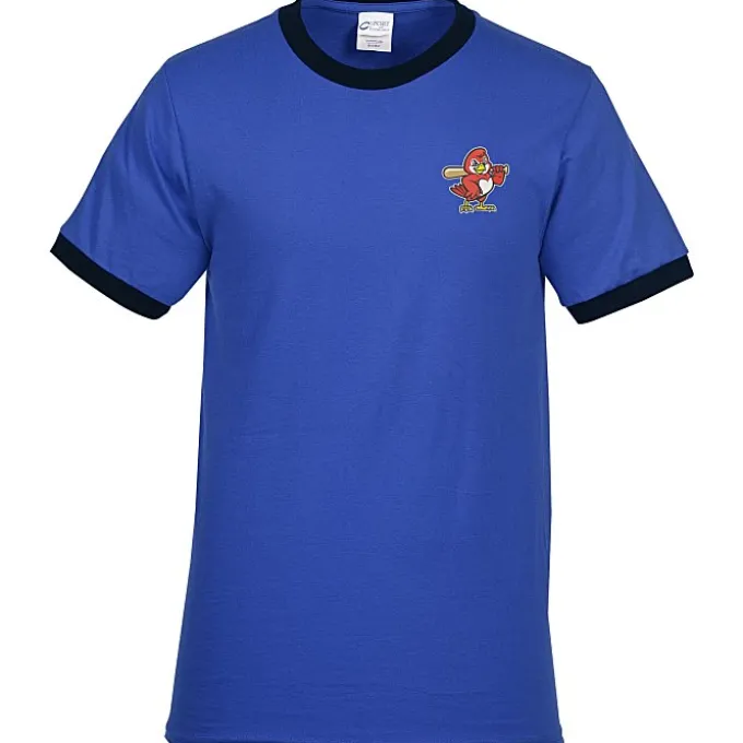 Classic Ringer T-Shirt - Colors - Embroidered