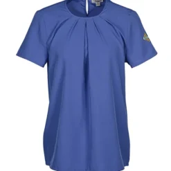 Classic Stretch Jewel Neck Blouse - Ladies'