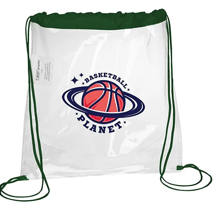 Clear Game Drawstring Sportpack - Full Color