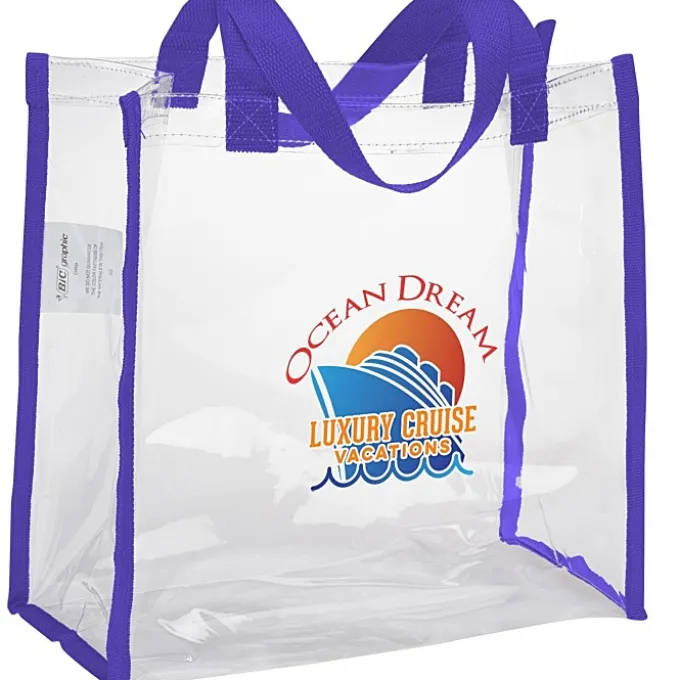 Clear Game Tote - Full Color