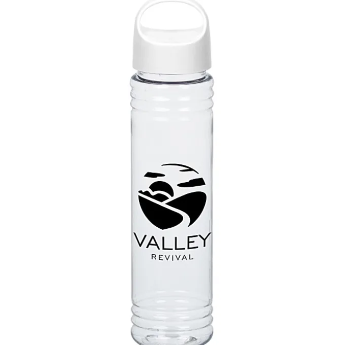 Clear Impact Adventure Bottle with Oval Crest Lid - 32 oz