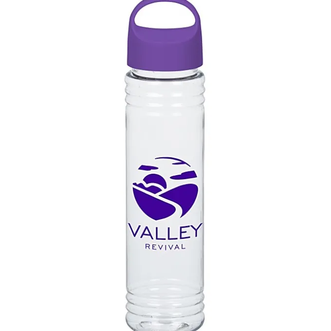 Clear Impact Adventure Bottle with Oval Crest Lid - 32 oz