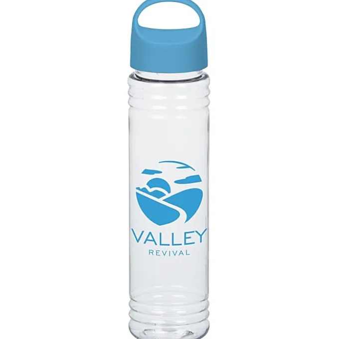Clear Impact Adventure Bottle with Oval Crest Lid - 32 oz