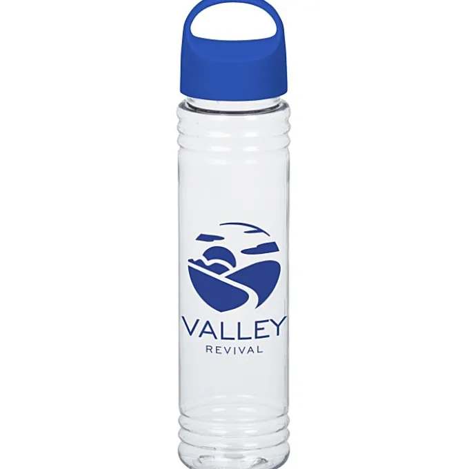Clear Impact Adventure Bottle with Oval Crest Lid - 32 oz