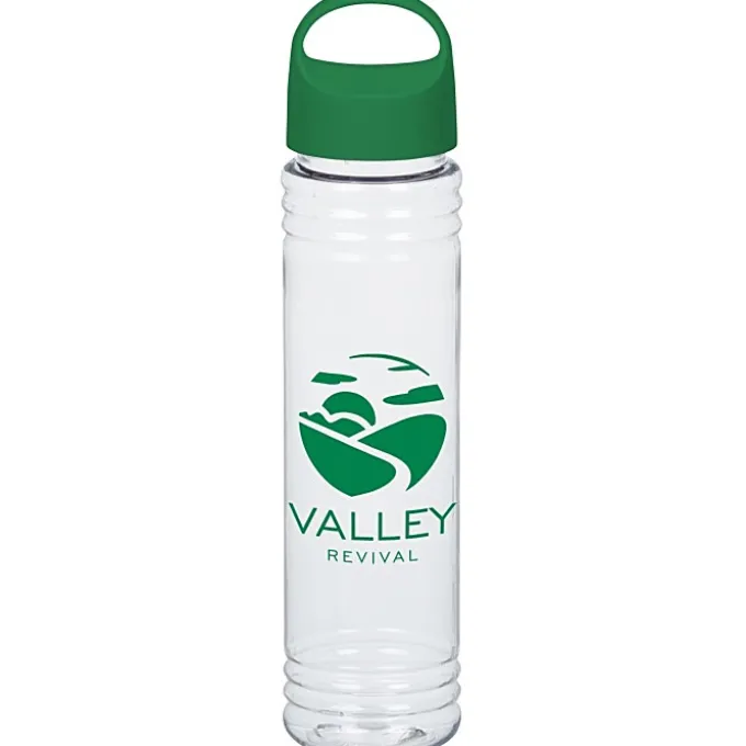 Clear Impact Adventure Bottle with Oval Crest Lid - 32 oz