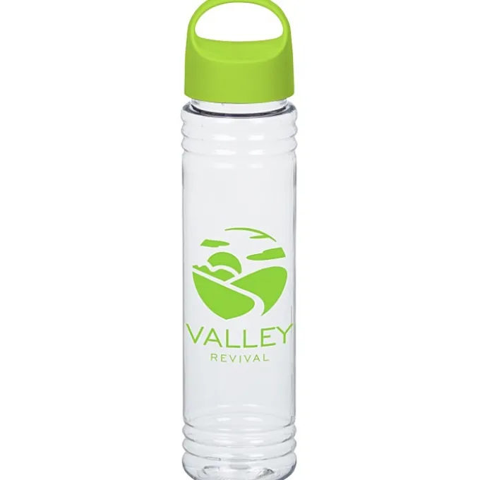Clear Impact Adventure Bottle with Oval Crest Lid - 32 oz