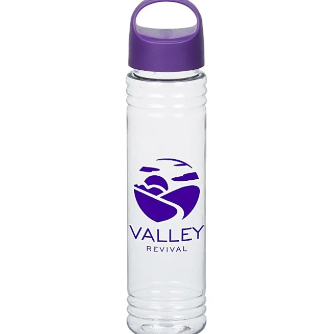 Clear Impact Adventure Bottle with Oval Crest Lid - 32 oz