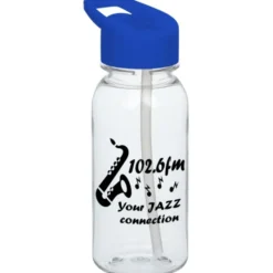 Clear Impact Cadet Bottle with Flip Straw Lid - 18 oz
