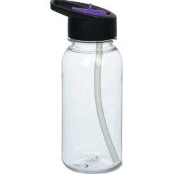 Clear Impact Cadet Bottle with Two-Tone Flip Straw Lid - 18 oz