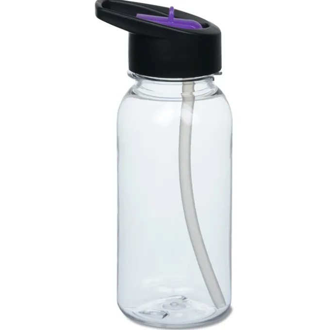 Clear Impact Cadet Bottle with Two-Tone Flip Straw Lid - 18 oz