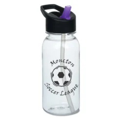 Clear Impact Cadet Bottle with Two-Tone Flip Straw Lid - 18 oz