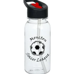 Clear Impact Cadet Bottle with Two-Tone Flip Straw Lid - 18 oz