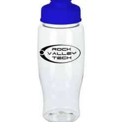 Clear Impact Comfort Grip Bottle with Flip Lid - 27 oz.