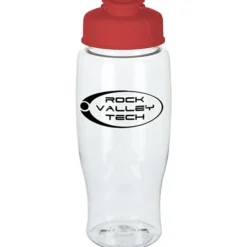 Clear Impact Comfort Grip Bottle with Flip Lid - 27 oz.