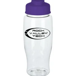 Clear Impact Comfort Grip Bottle with Flip Lid - 27 oz.