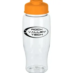 Clear Impact Comfort Grip Bottle with Flip Lid - 27 oz.