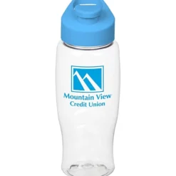 Clear Impact Comfort Grip Bottle with Flip Carry Lid - 27 oz.