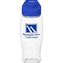 Clear Impact Comfort Grip Bottle with Flip Carry Lid - 27 oz.