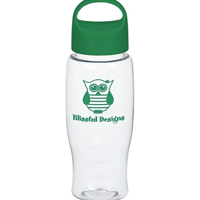 Clear Impact Comfort Grip Bottle with Oval Crest Lid - 27 oz.