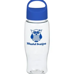 Clear Impact Comfort Grip Bottle with Oval Crest Lid - 27 oz.
