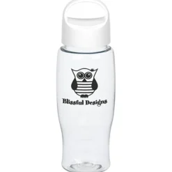 Clear Impact Comfort Grip Bottle with Oval Crest Lid - 27 oz.