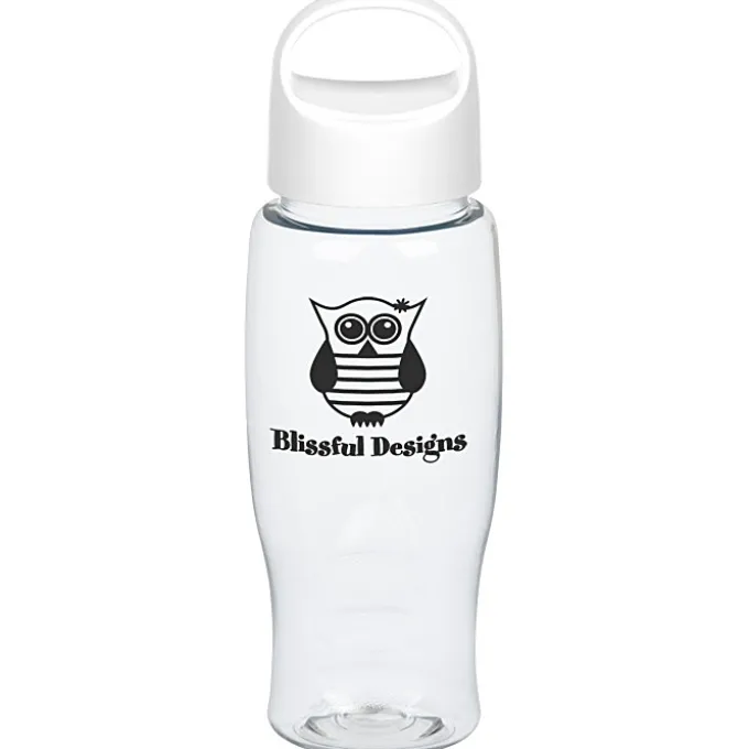 Clear Impact Comfort Grip Bottle with Oval Crest Lid - 27 oz.