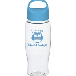 Clear Impact Comfort Grip Bottle with Oval Crest Lid - 27 oz.
