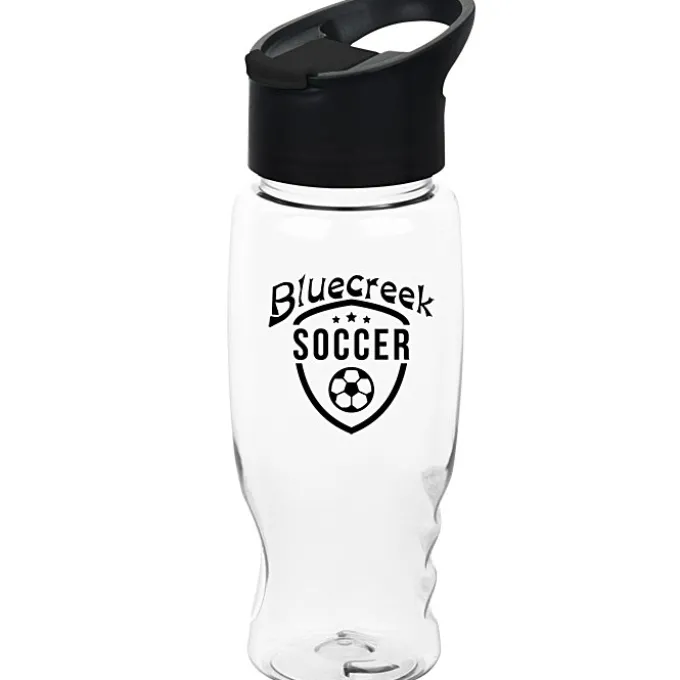 Clear Impact Comfort Grip Bottle with Pop Sip Lid - 27 oz