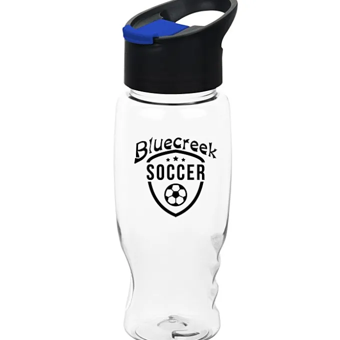 Clear Impact Comfort Grip Bottle with Pop Sip Lid - 27 oz