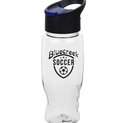 Clear Impact Comfort Grip Bottle with Pop Sip Lid - 27 oz