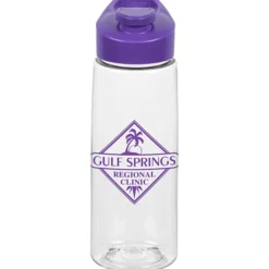 Clear Impact Flair Bottle with Flip Carry Lid - 26 oz