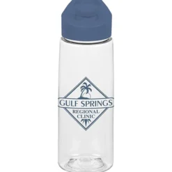 Clear Impact Flair Bottle with Flip Carry Lid - 26 oz