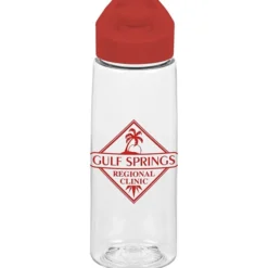 Clear Impact Flair Bottle with Flip Carry Lid - 26 oz